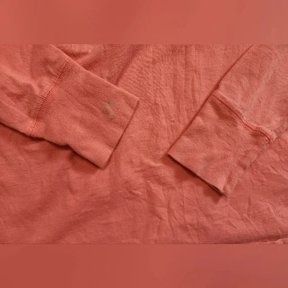 Peaches Womens Long Sleeve Stretchy Athleisure Top Large - Picture 6 of 10